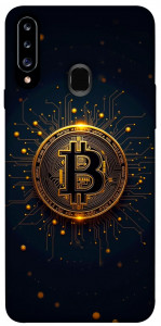 Чехол Bitcoin для Galaxy A20s (2019)