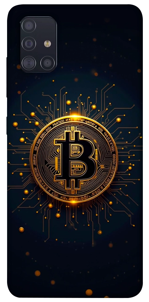 Чохол Bitcoin для Galaxy A51 (2020)