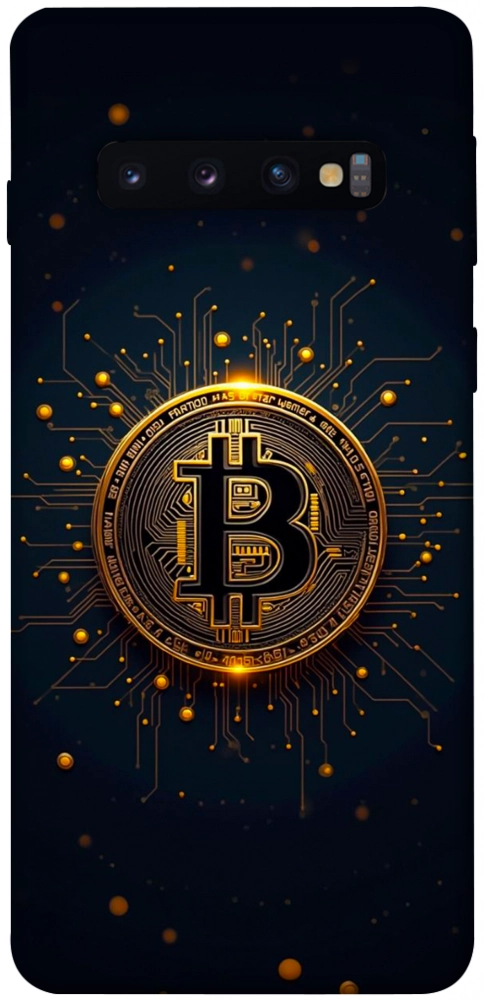 Чехол Bitcoin для Galaxy S10 (2019)