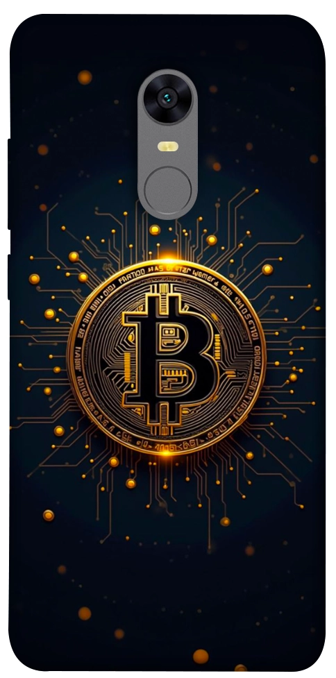 Чехол Bitcoin для Xiaomi Redmi Note 5 (Single Camera)