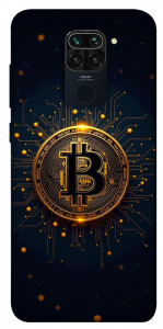 Чохол Bitcoin для Xiaomi Redmi Note 9