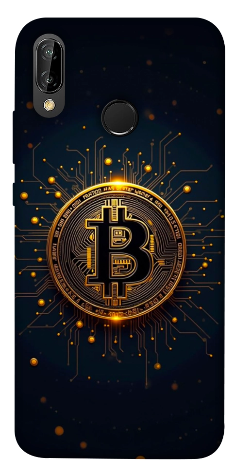 Чехол Bitcoin для Huawei P20 Lite