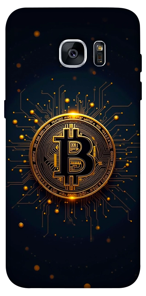Чохол Bitcoin для Galaxy S7 Edge