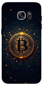 Чехол Bitcoin для Galaxy S7 Edge