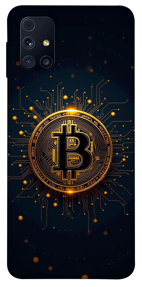 Чехол Bitcoin для Galaxy M31s