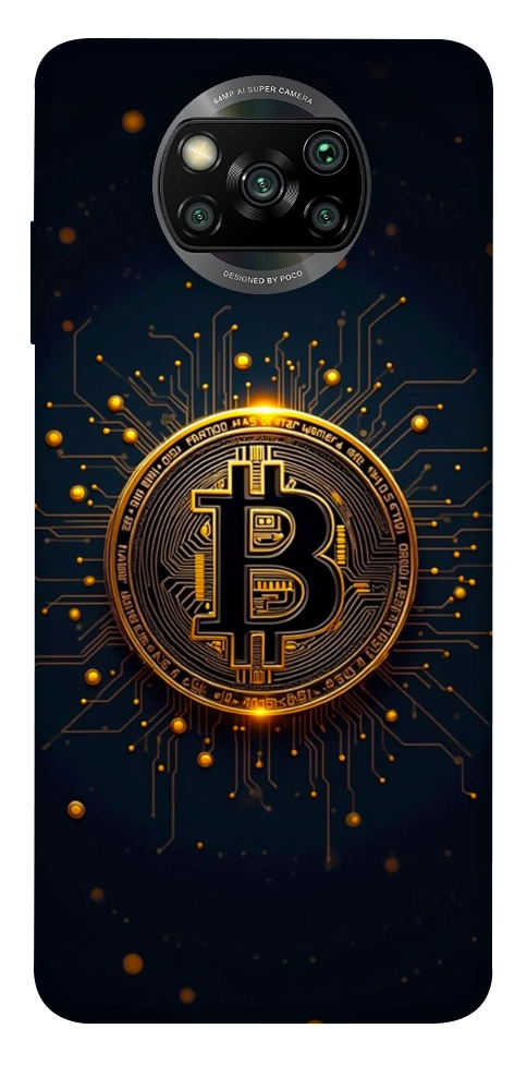 Чехол Bitcoin для Xiaomi Poco X3 NFC