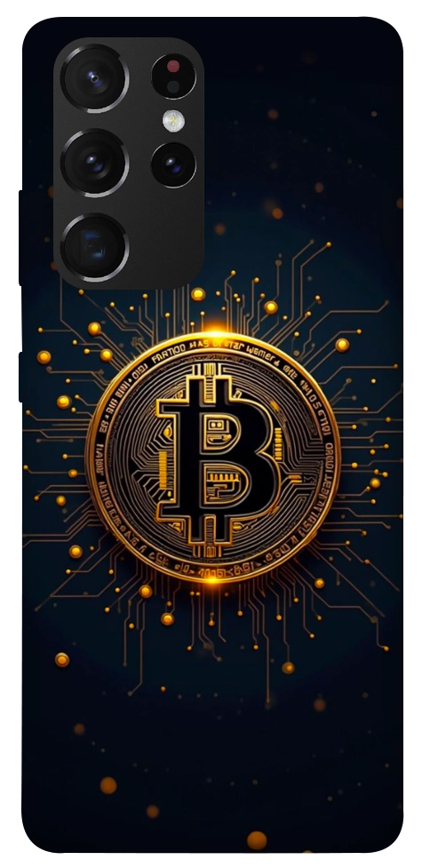 Чехол Bitcoin для Galaxy S21 Ultra