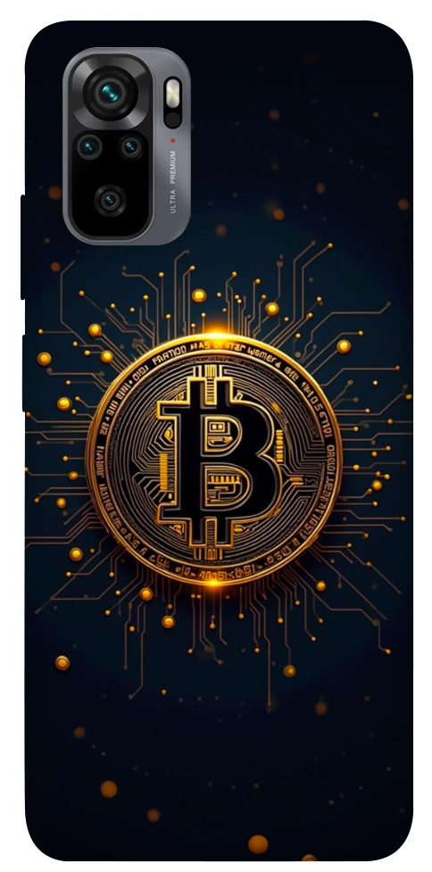 Чохол Bitcoin для Xiaomi Redmi Note 10