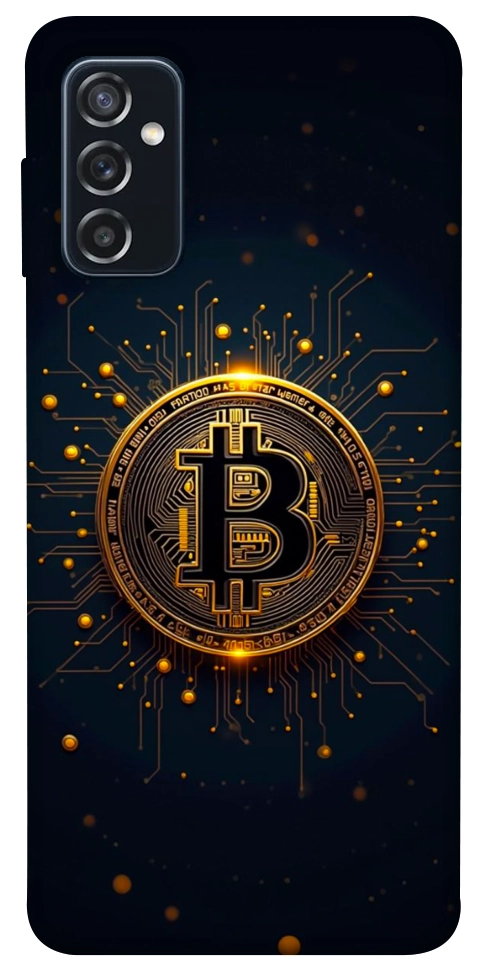 Чехол Bitcoin для Galaxy M52