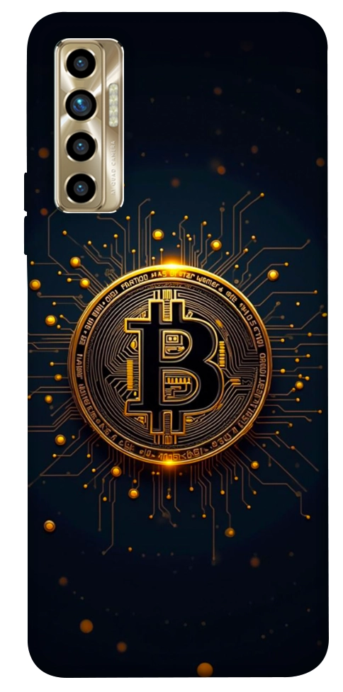 Чехол Bitcoin для TECNO Camon 17P