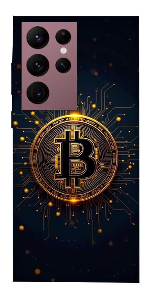 Чехол Bitcoin для Galaxy S22 Ultra