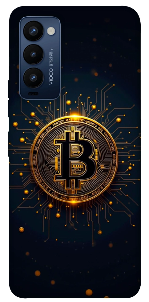 Чохол Bitcoin для TECNO Camon 18
