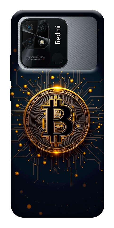 Чохол Bitcoin для Xiaomi Redmi 10C