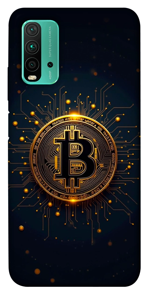 Чохол Bitcoin для Xiaomi Redmi Note 9 4G