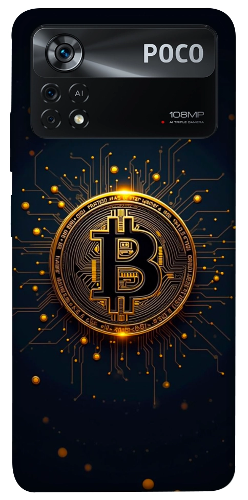 Чехол Bitcoin для Xiaomi Poco X4 Pro