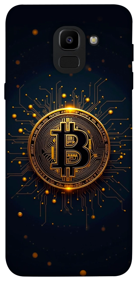 Чехол Bitcoin для Galaxy J6 (2018)