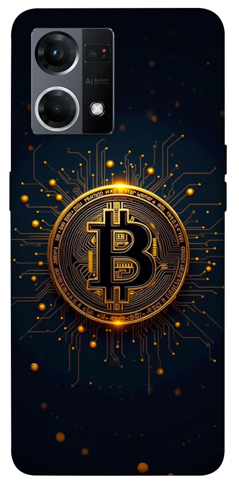 Чохол Bitcoin для Oppo Reno 7 4G