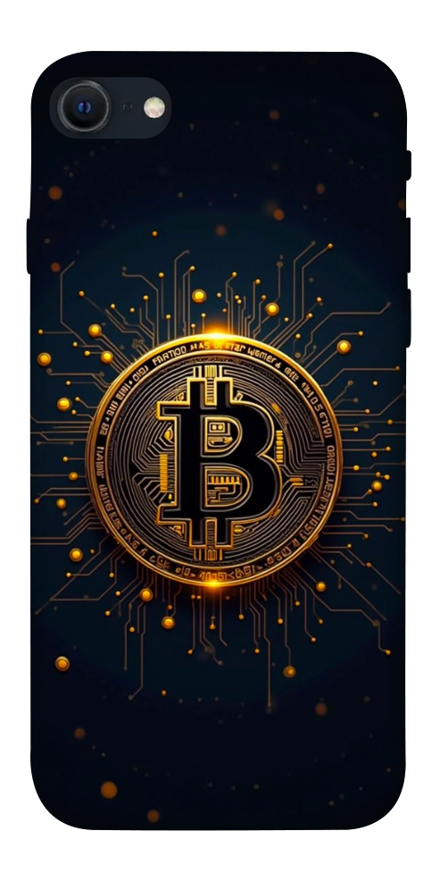 Чехол Bitcoin для iPhone SE (2022)