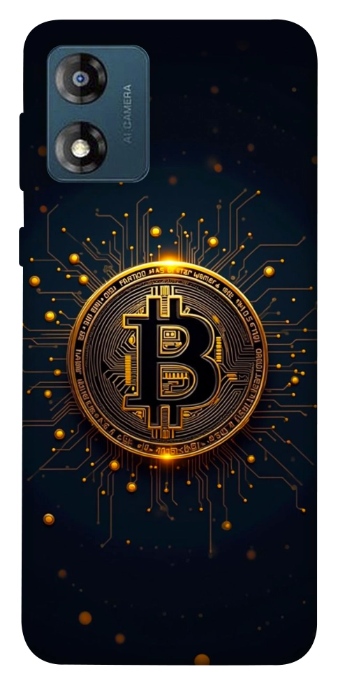 Чехол Bitcoin для Motorola Moto E13