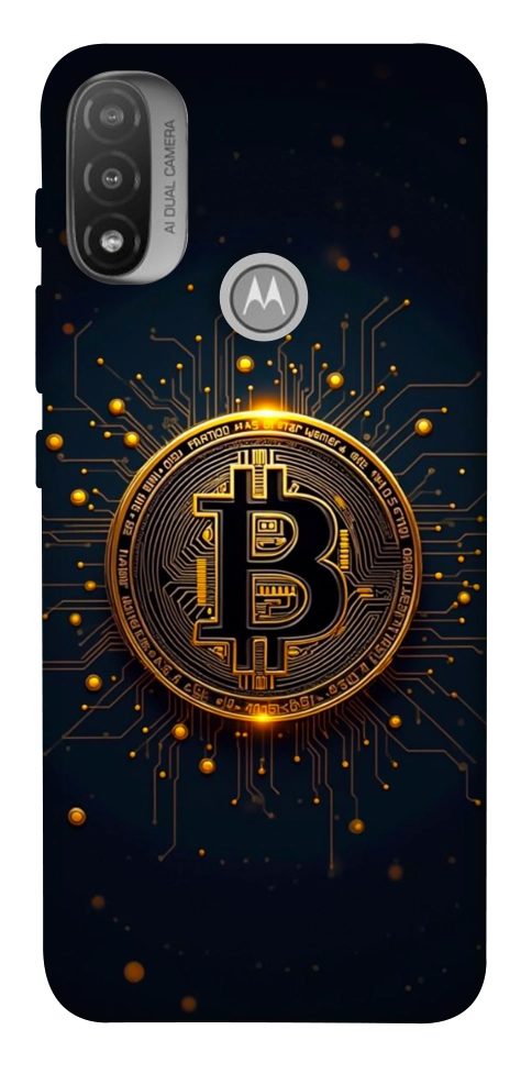 Чохол Bitcoin для Motorola Moto E20