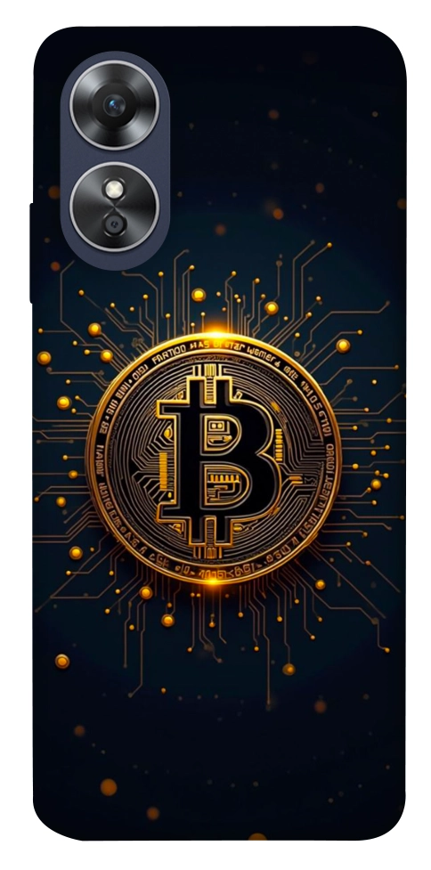 Чохол Bitcoin для Oppo A17