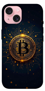 Чехол Bitcoin для iPhone 15