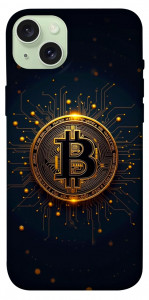 Чехол Bitcoin для iPhone 15 Plus