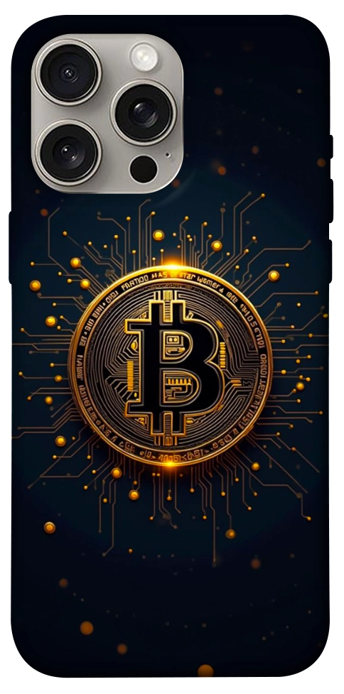 Чохол Bitcoin для iPhone 15 Pro Max