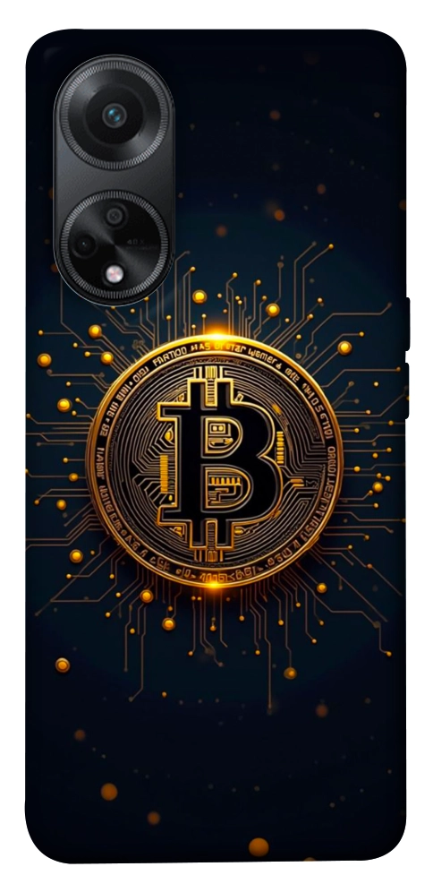 Чехол Bitcoin для Oppo A58 4G