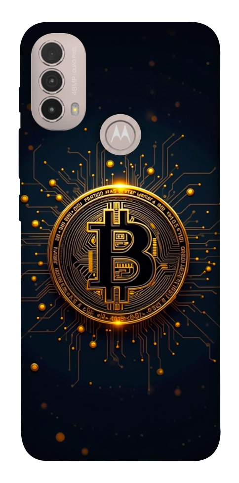 Чехол Bitcoin для Motorola Moto E30