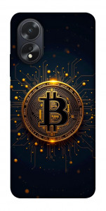 Чехол Bitcoin для Oppo A38