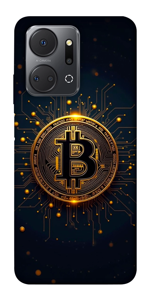 Чехол Bitcoin для Huawei Honor X7a