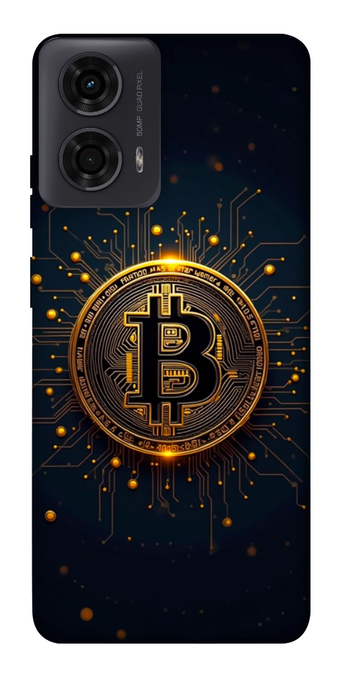 Чехол Bitcoin для Motorola Moto G24