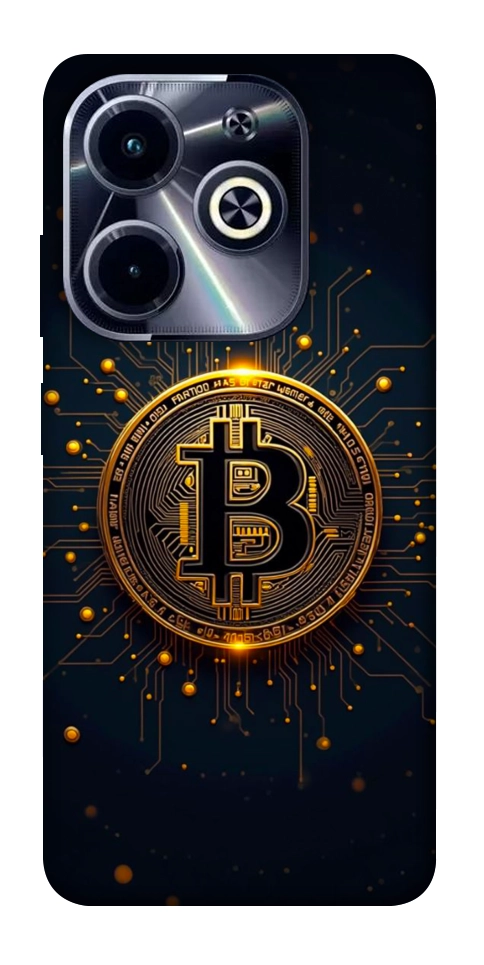 Чехол Bitcoin для Infinix Hot 40i
