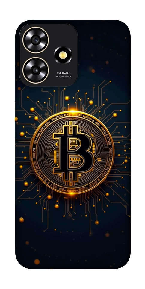 Чохол Bitcoin для ZTE Blade A73 4G