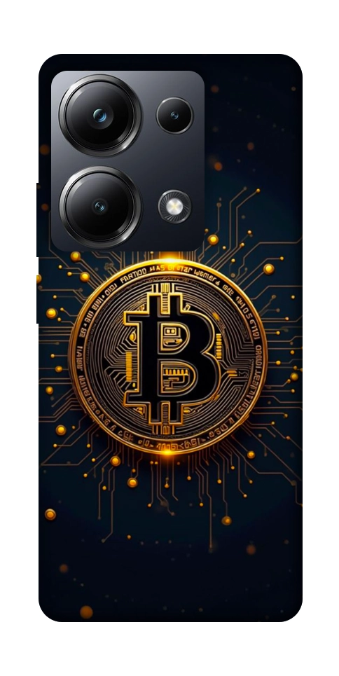 Чехол Bitcoin для Xiaomi Poco M6 Pro 4G