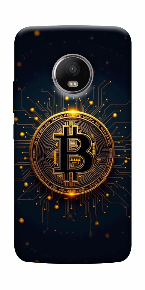Чехол Bitcoin для Motorola Moto G5S