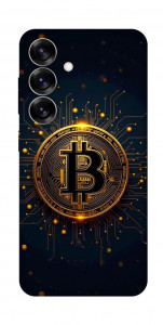 Чехол Bitcoin для Galaxy S25