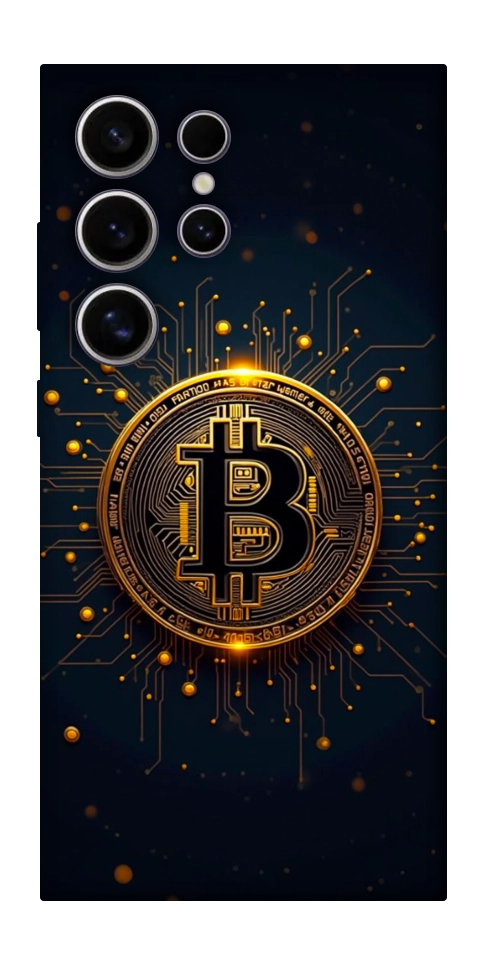 Чехол Bitcoin для Galaxy S25 Ultra