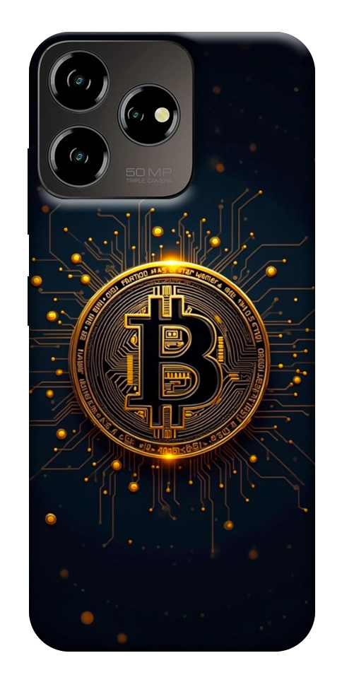 Чехол Bitcoin для ZTE Blade V50 Design 4G