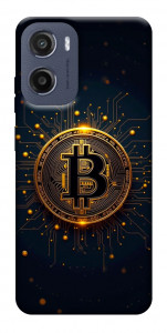Чехол Bitcoin для Motorola Moto E15