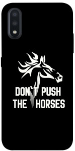 Чехол Dont push the horses для Galaxy A01