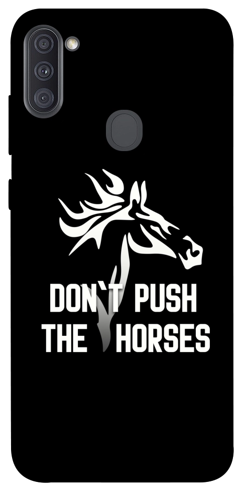 Чехол Dont push the horses для Galaxy A11 (2020)