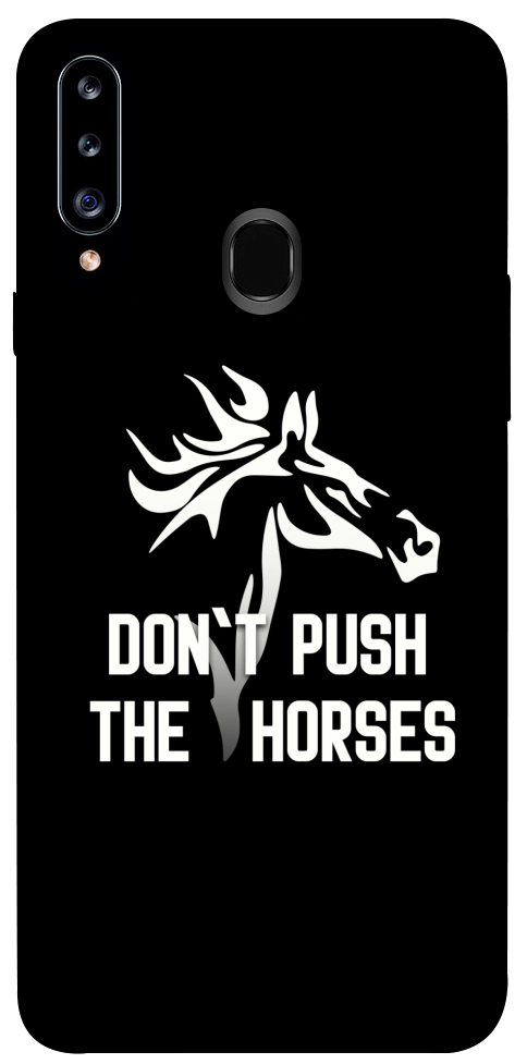 Чехол Dont push the horses для Galaxy A20s (2019)
