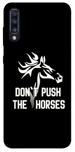Чехол Dont push the horses для Galaxy A70 (2019)