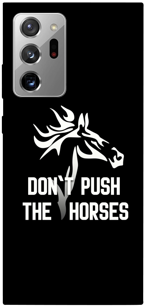 Чохол Dont push the horses для Galaxy Note 20 Ultra