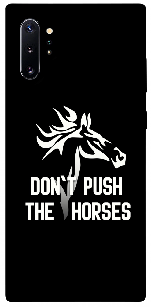Чехол Dont push the horses для Galaxy Note 10+ (2019)
