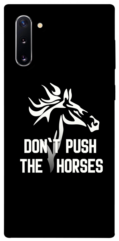 Чехол Dont push the horses для Galaxy Note 10 (2019)