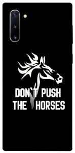 Чехол Dont push the horses для Galaxy Note 10 (2019)