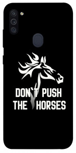 Чехол Dont push the horses для Galaxy M11 (2020)